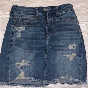 jean skirt american eagle
